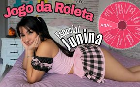 Wheel of Sex Game Anal with Emanuelly Raquel