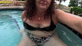 ali allure meets a stranger in the hot tub
