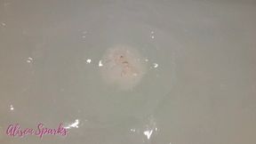 Bathtub tease with Alison Sparks