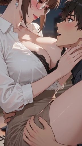 Sexy Coordinator Is Very Slutty with Sexuality Talk and Ends up on Her Virgin Student's Cock - Ai Generated Content
