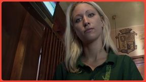 Squirting waitress