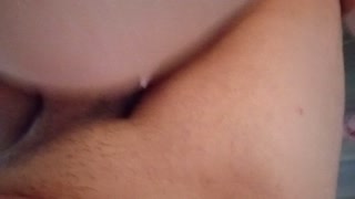 She started cumming when  she sat on my face ,&amp; didn't stop until I  gave her a creampie
