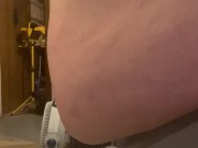 Chub spreading his cheeks showing off