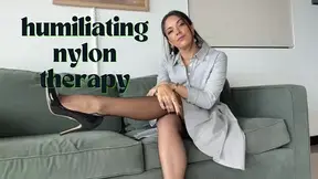 Humiliating Nylon Therapy with Dr Danger