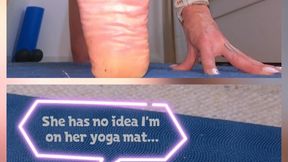 Unaware Giantess Yoga – Tiny Man Trapped Beneath My Giant Body
