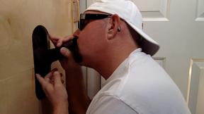 ”Monday Morning Ebony Meat At The Gloryhole”