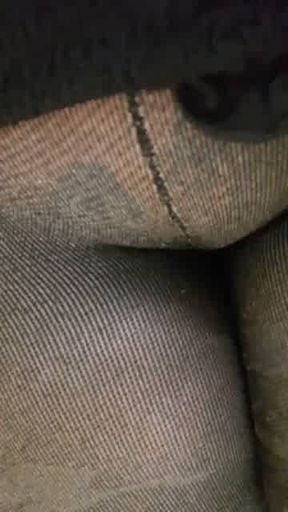 CRISTINA CAVARGIC ROMANIAN WIFE SHOPPING DAY PUBLICLY EXPOSING PUSSY WEARING TRANSPARENT LEGGINGS