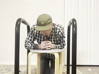 Large Ebony Anal Sex tool Riding with Large Ejaculation