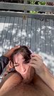 Romanian Slut sucks random stranger on nature trail