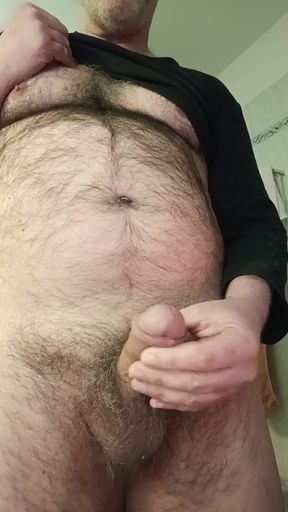 I Happily Cum in My Friend's Bathroom