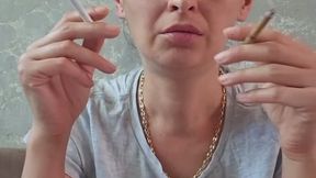 Double - Cigarete and cigarilo by Anna Sparkle