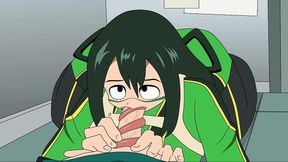 My Hero Academia Froppy Gets Frisky in Steamy Animated Hentai Scene