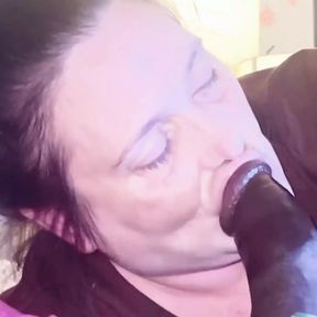 Hot Thick Midget Suck and Slurping on a BBC