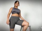 ASIAN DOM ASTRODOMINA GYM ASS WORSHIP - POV YOGA PANTS