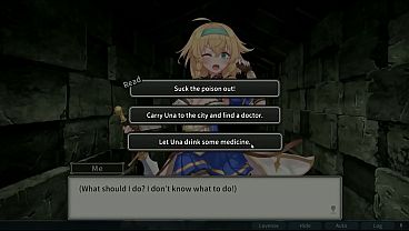 Take Me to the Dungeon [ HENTAI Game ] Ep.2 STRIPPED naked to save her SISTER !