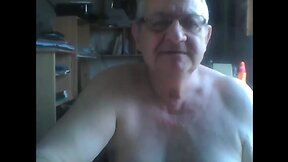 Grandpa`s Hot & Steamy Solo Performance: Live Webcam Show in HD!