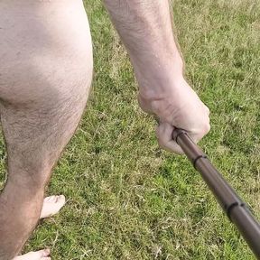 Naked Morning Walk with Edging