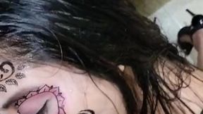 Amateur Mexican MILF gets her ass fucked hard