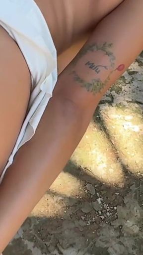 I Give My Busty Latina Stepsister a Nice Fuck with Milk in Her Tight Pussy Outdoors, Fucking XXX