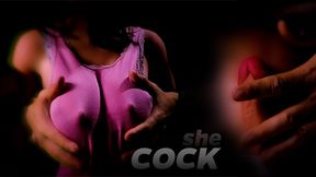 Shemale on shemale dream - DIRTY TALK and cum on panties - Preview