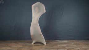 Nylon cocoon in a latex bed