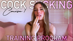 Cock Sucking Whore Training Program- Course 1