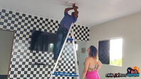 nao tenho dinheiro pra pagar o eletricista paguei de outra forma mais gostosa com minha buceta - marcio baiano official