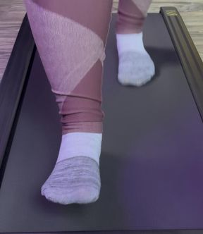 Walking in Socks for Daily Workout! 20251219