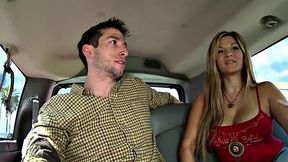 Straight amateur sucked by dude in public van outdoor