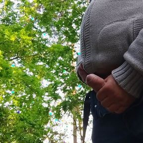 Public Wank in the Woods