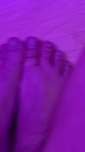 spitting on my dirty feet