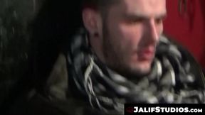 John Despe and Tim Cosla steaming off the heat in the dungeon