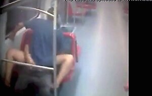 Sex in a wagon line 4 a metro de santiago, chile