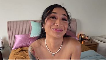 Petite Asian Teen Takes Fat BWC And Creampie