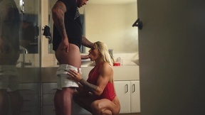 Slutty MILF Muscle Barbie gets fucked by her tattooed lover