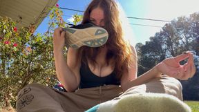 Worship My Dirty Shoes While I Smoke