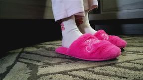 Goddess Dazzle Slippers shoeplay sock removal