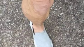 Tempest walking in loafers