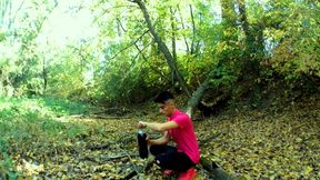 Belly Stuffing with Limonade, Burps, Belly Bloating and Jerking