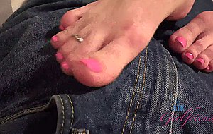 Atk rebecca blue smoking blow/hand/feetjob