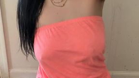 Cute Romper Outdoor Tease Made Me So Horny! Urgent Dildo Ride to the Big O!