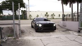 Sexy Sisi Rose Fucks in Back of a Bentley and Private Jet