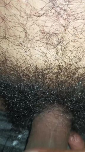 My brother-in-law shook my pussy with his hands