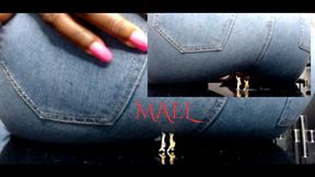 I Sat On My Coworkers On The Glass Table - Jeans Ruined Unaware With Giant Ass Smothering