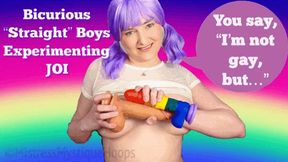Bicurious Straight Boys Experimenting JOI - You didn't mean to end up jerking each other off! - Make Me Bi, Bisexual Encouragement, Gay Jerk Off Instructions, Queer, Frotting, Female Domination, Femdom with Mistress Mystique Hoops - WMV