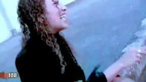 Busty Arabian Babe Alycia Lopez Gags on Cock and Gets Her Ass Hammered by Terry Kemaco