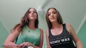 Giantess Sneezing in Jeans - Madame Amiee & TerraMizu - HD 720 WMV