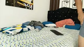 The neighbor arrives from another country and the house heats up