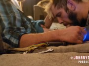 Straight Mechanic Gets Big Dick Serviced - JohnnyTrigger