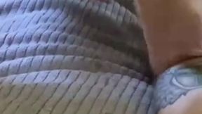 I GIVE HIM A PROSTATE MASSAGE WITH A VIBRATOR WHILE HE MILKS HIS COCK ( Massive Load)